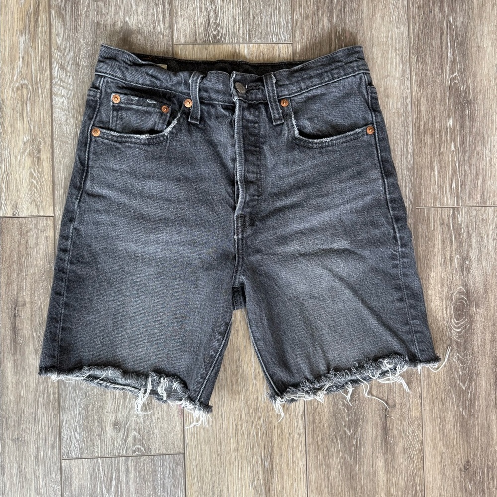 Levi’s Premium 501 Gray Denim Shorts